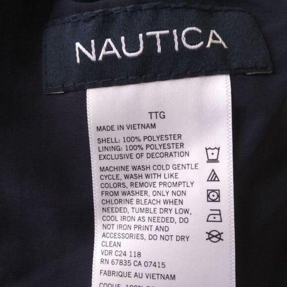 Nautica Men Swim Trunks Size XXL Allover Sailboat Print Drawstring Elastic Waist - Picture 4 of 5